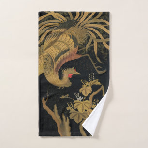 Audsley Mythischer Howo-Vogel: 1884 Japanischer Ph Badhandtuch Set