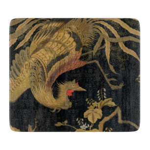 Audsley Mythischer Howo-Vogel: 1884 Japanischer Ph Schneidebrett