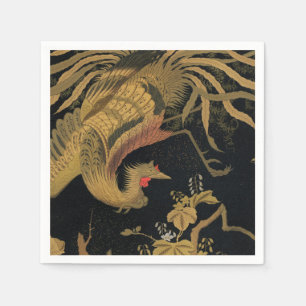 Audsley Mythischer Howo-Vogel: 1884 Japanischer Ph Serviette