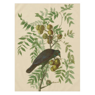 Audubon American Crow Black Bird Tischdecke