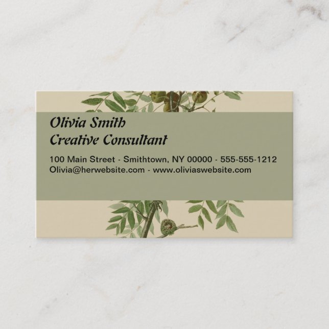 Audubon American Crow Black Bird Visitenkarte (Vorderseite)