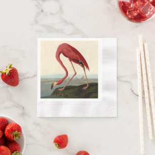Audubon American Flamingo Serviette