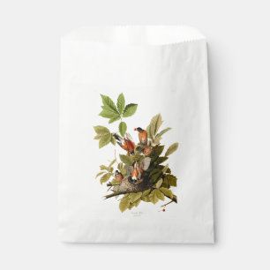 Audubon American Robin Wildlife Bird Illustration Geschenktütchen