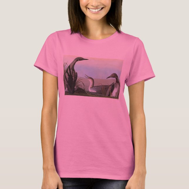 Audubon: Arktische Loon T-Shirt (Vorderseite)