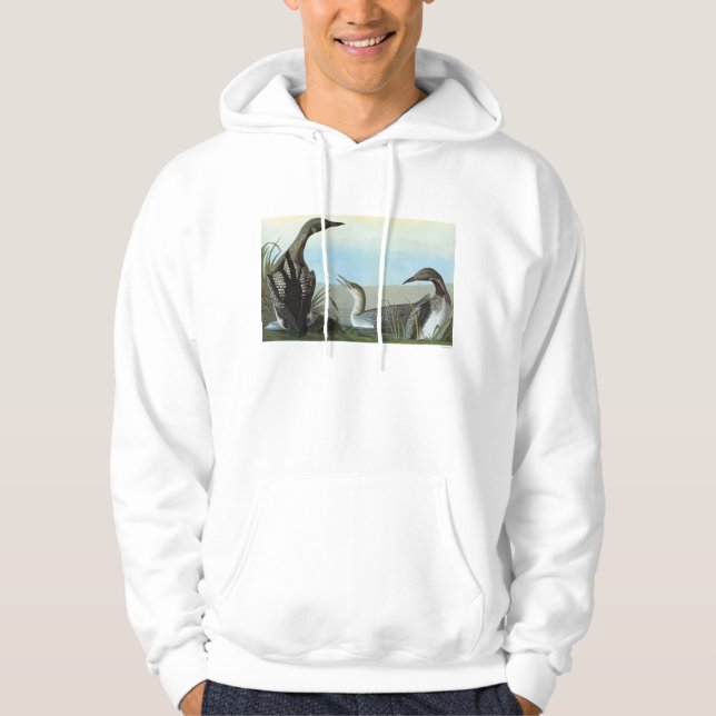 Audubon: Arktischer Loon Hoodie (Vorderseite)