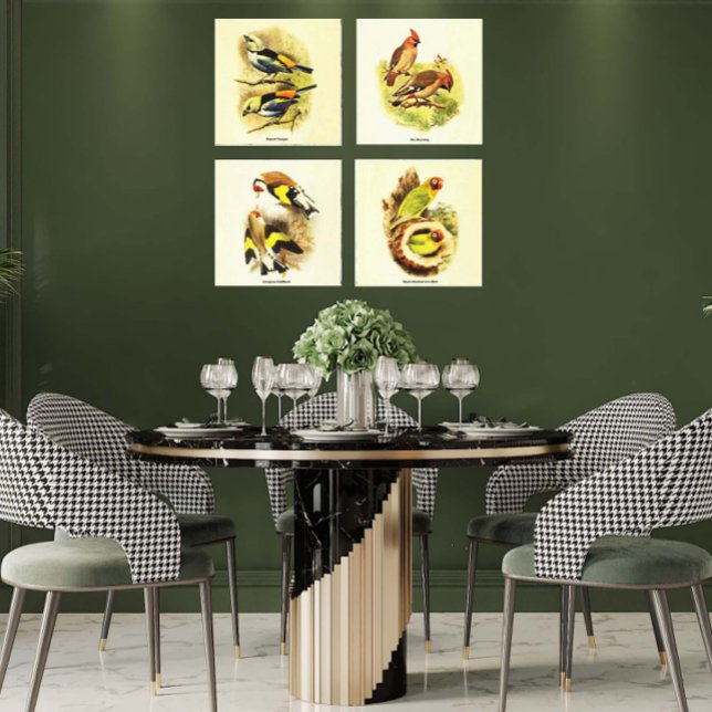 Audubon Bird Gallery Set von 4 Leinwanddruck (Von Creator hochgeladen)