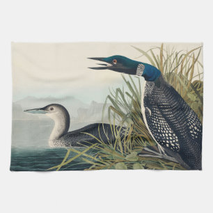 Audubon Bird Loon Diver Classic Geschirrtuch