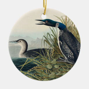 Audubon Bird Loon Diver Classic Keramik Ornament