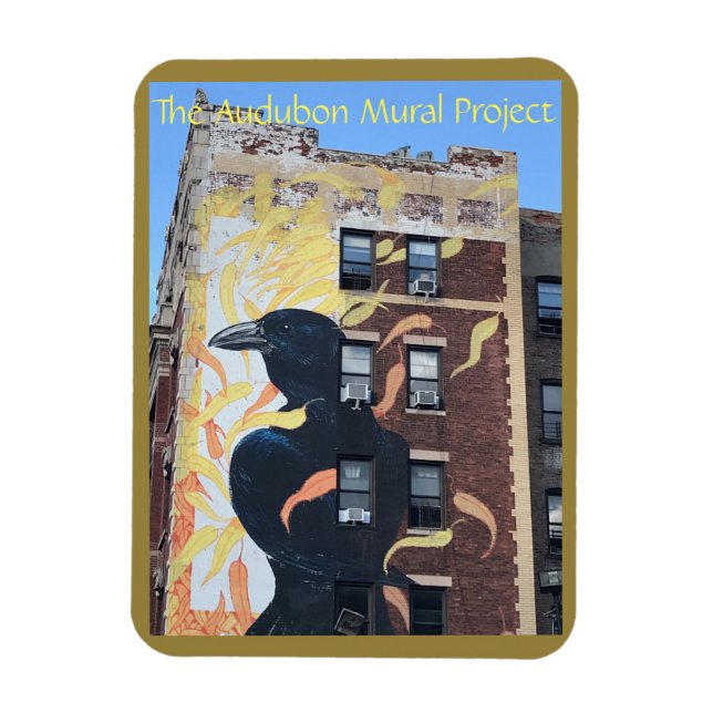 Audubon Birds Gebäude Wall Art NYC Magnet (Vertikal)