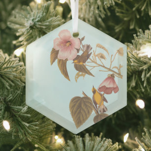 Audubon Blue Winged Ornament Aus Glas