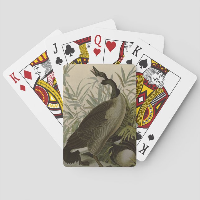 Audubon Canada Goose Wildlife Bird Spielkarten (Rückseite)