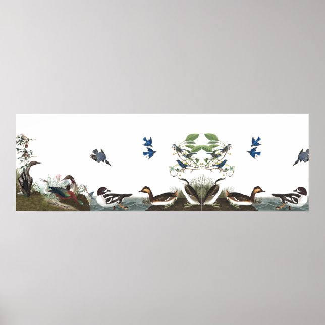 Audubon Collage Birds Animal Wildlife Poster 1 (Vorne)