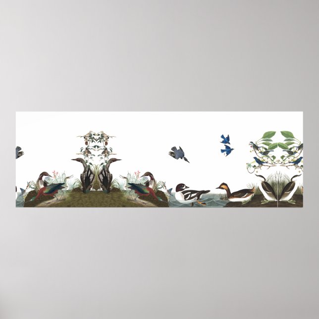 Audubon Collage Birds Animal Wildlife Poster 2 (Vorne)