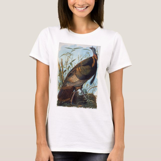 Audubon: Die wilde Türkei T-Shirt (Vorderseite)