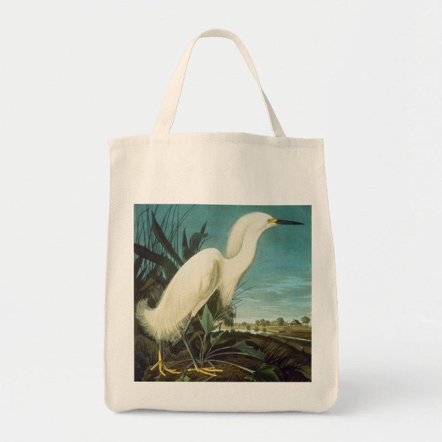 Audubon: Egret Tragetasche (Vorne)