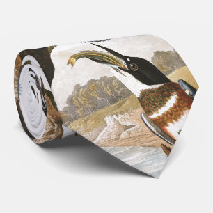 Audubon Eisvogel-Vogel-Tier-Tier-Krawatte Krawatte