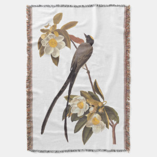 Audubon Fork-Tails Flycatcher Bird Vintage Kunst Decke