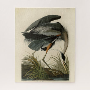 Audubon Graureiher Sumpfvogel Puzzle
