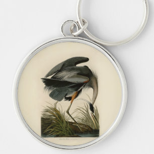 Audubon Graureiher-Sumpfvogel Schlüsselanhänger