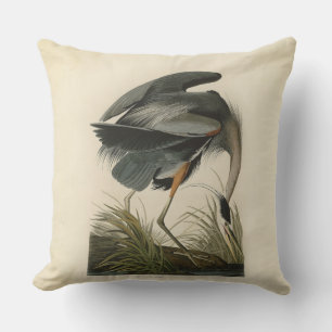 Audubon Great Blue Heron Marsh Bird Kissen