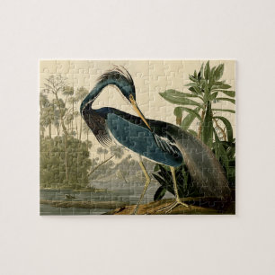 Audubon Louisiana Heron Birds America Art Puzzle