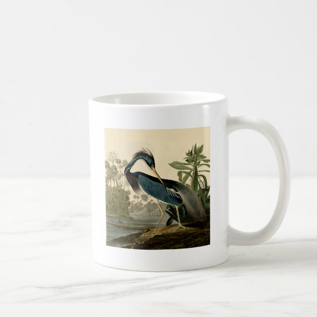 Audubon Louisiana Heron Birds America Art Tasse (Rechts)