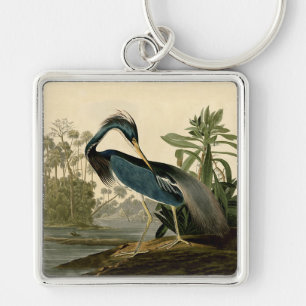 Audubon Louisiana Reiher Birds America Kunst Schlüsselanhänger