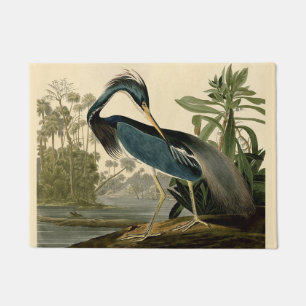 Audubon Louisiana Reiher Birds Amerika Kunst Fußmatte