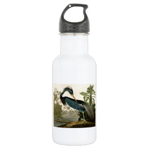 Audubon Louisiana Reiher Vögel Amerika Kunst Edelstahlflasche