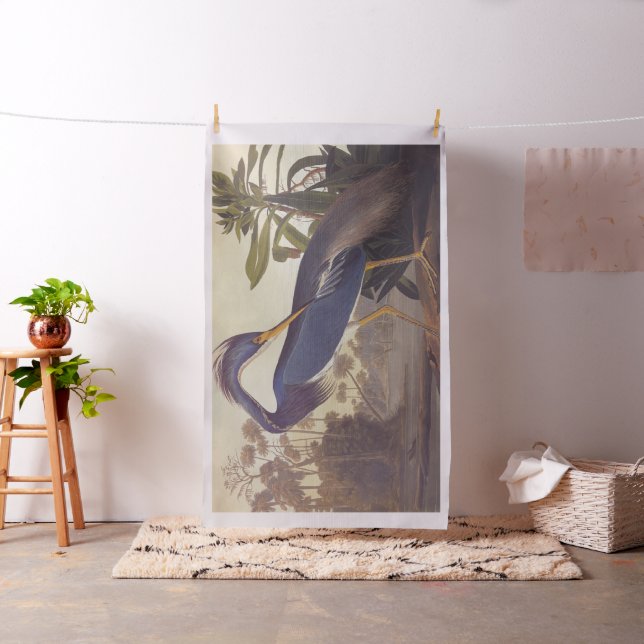 Audubon Louisiana Tri-Colored Heron Stoff (Beispiel)