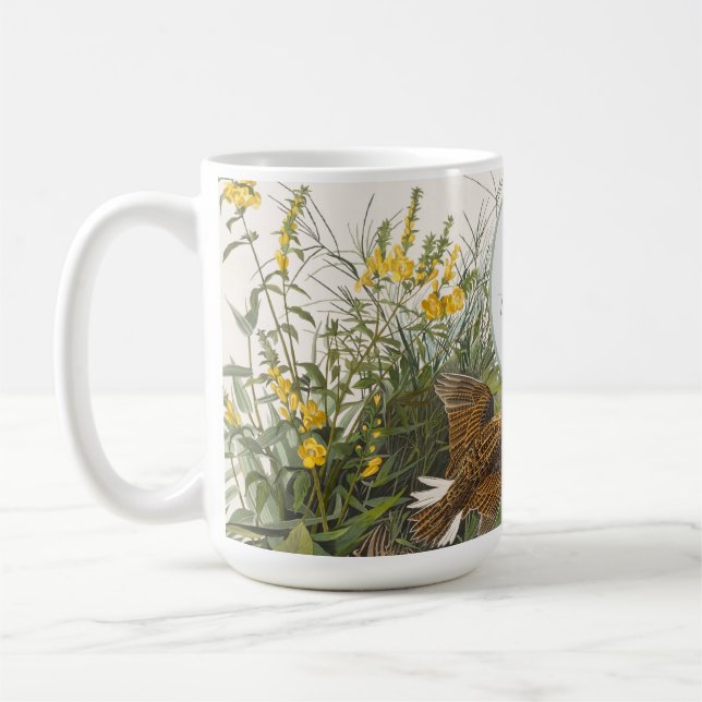 Audubon Meadowlark Botanische Print Kaffeetasse (Links)