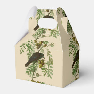 Audubon Purple Grackle Vogel Druck Vintage Botanik Geschenkschachtel