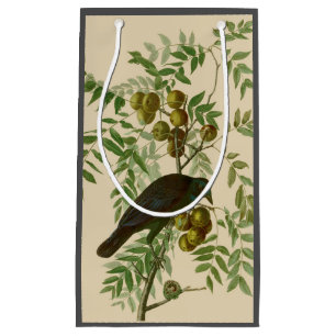 Audubon Purple Grackle Vogel Druck Vintage Botanik Kleine Geschenktüte