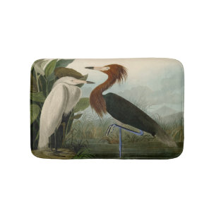 Audubon Purpurreiher Rötlicher Sichler Druck: Voge Badematte