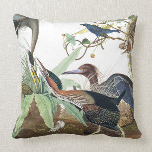 Audubon Reiher Vogel Wildtier Wurfkissen Kissen