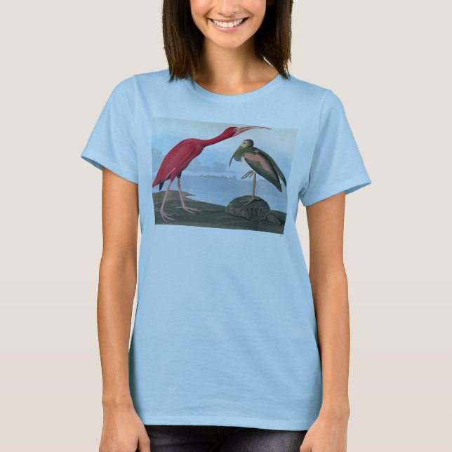 Audubon: Scarlet Ibis T-Shirt (Vorderseite)