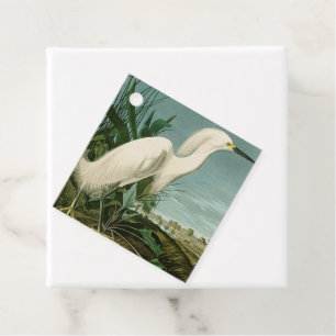 Audubon Schneeregenpfeifer Weißer Silberreiher Vog Geschenkanhänger