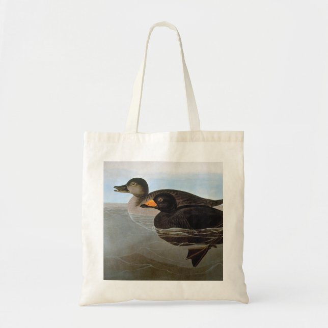 Audubon: Schwarze Ente Tragetasche (Vorne)