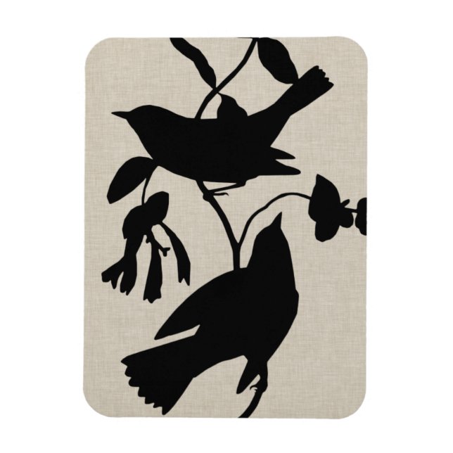 Audubon Silhouette IV Magnet (Vertikal)