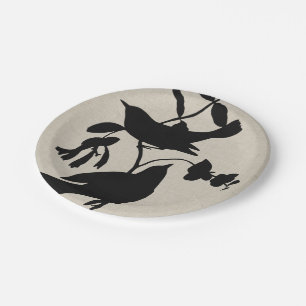 Audubon Silhouette IV Pappteller