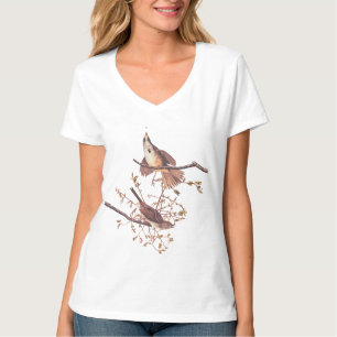 Audubon Song Sparrow mit Tiny Spider T-Shirt