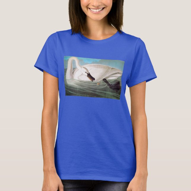 Audubon: Trumpeter Swan T-Shirt (Vorderseite)