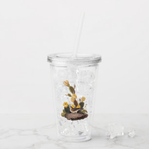 Audubon Vesper Sparrow und Prickly Pear Cactus Acryltrinkbecher