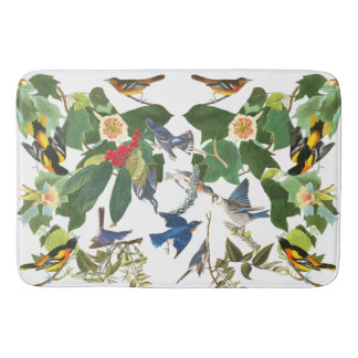 Audubon Vogel-Tier-Tier-Blumenbad-Matte Badematte