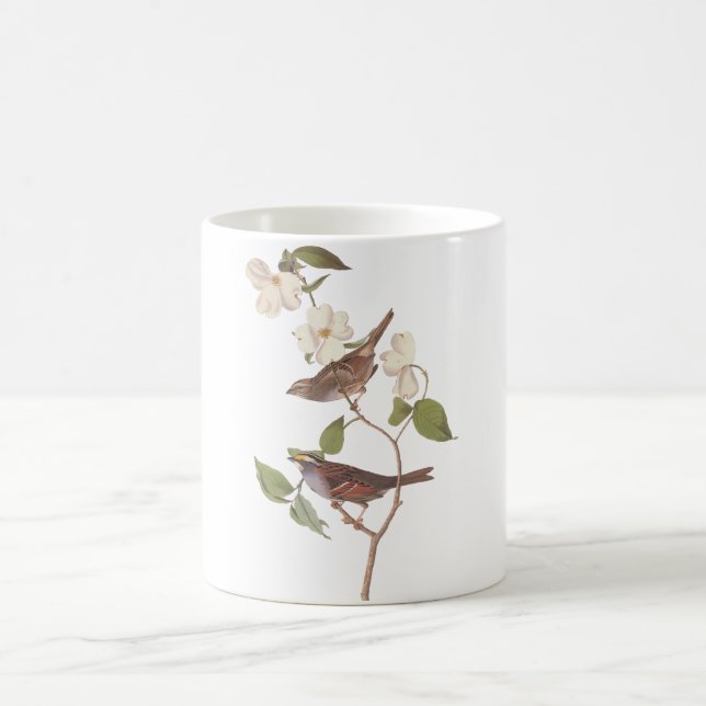 Audubon White Throated Sparrow Kaffeetasse (Mittel)