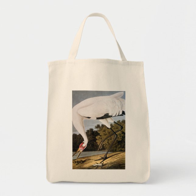 Audubon: Whooping Kran Tragetasche (Vorne)