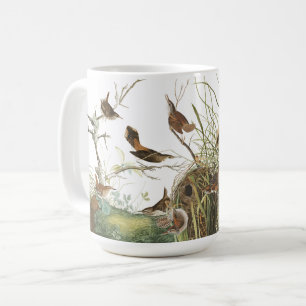 Audubon Zaunkönig-Vogel-Tier-Tier-Nest-Tasse Kaffeetasse