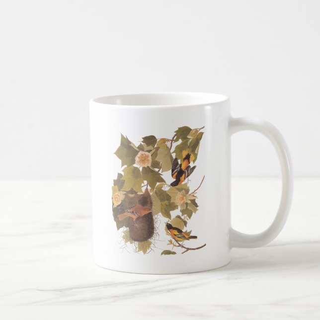 Audubons Baltimore Oriole Trio Tasse (Rechts)