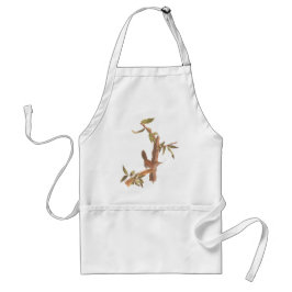 Audubons lang gezogener Wren-Vogel auf Baum Schürze