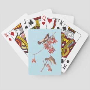 Audubon's Rice Bunting Birds oder Bobolink Birds Spielkarten